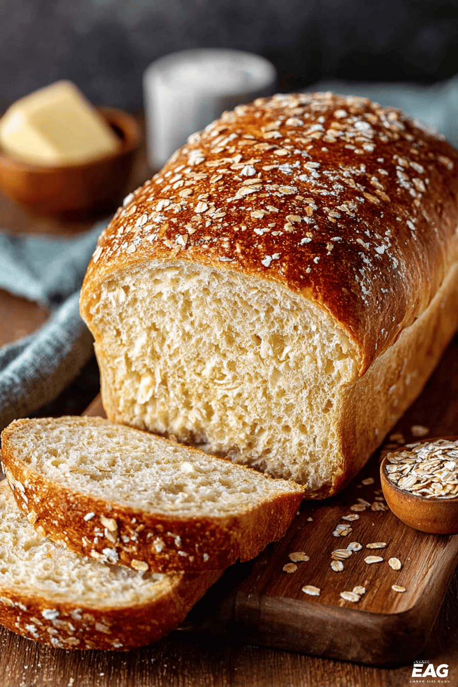 Easy Homemade Oatmeal Bread Recipe