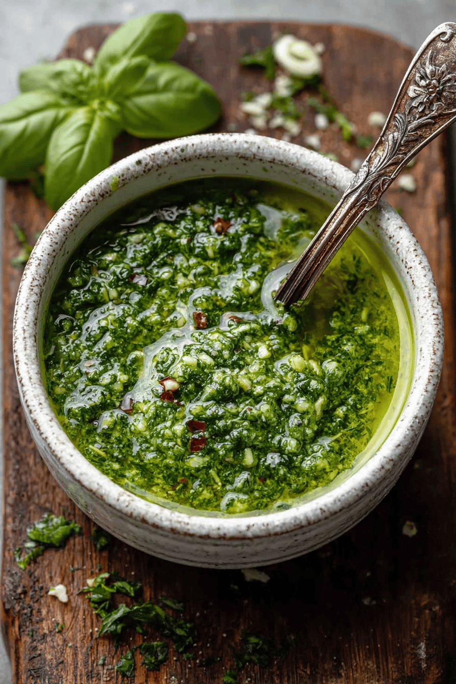 Easy Homemade Pesto Sauce Recipe