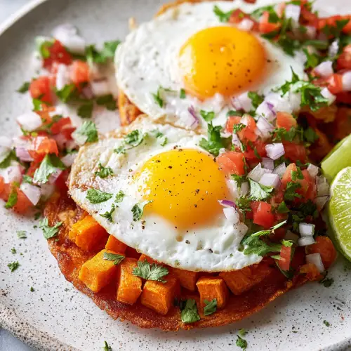 Easy Huevos Rancheros with Sweet Potatoes
