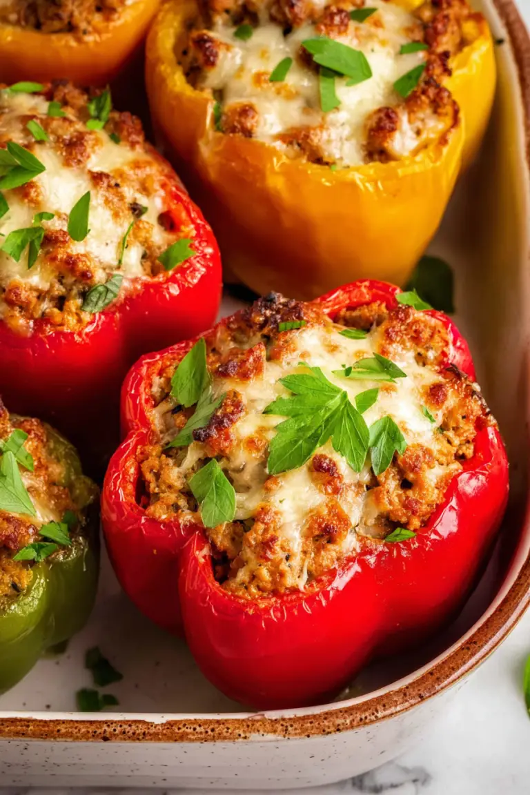 Easy Italian Sausage Stuffed Peppers