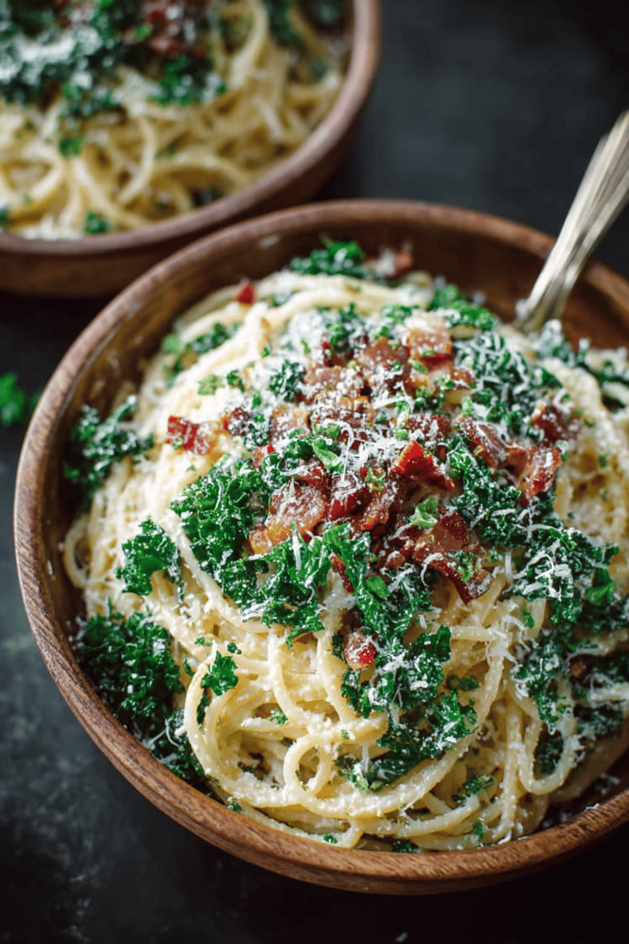 Easy Kale Carbonara Recipe