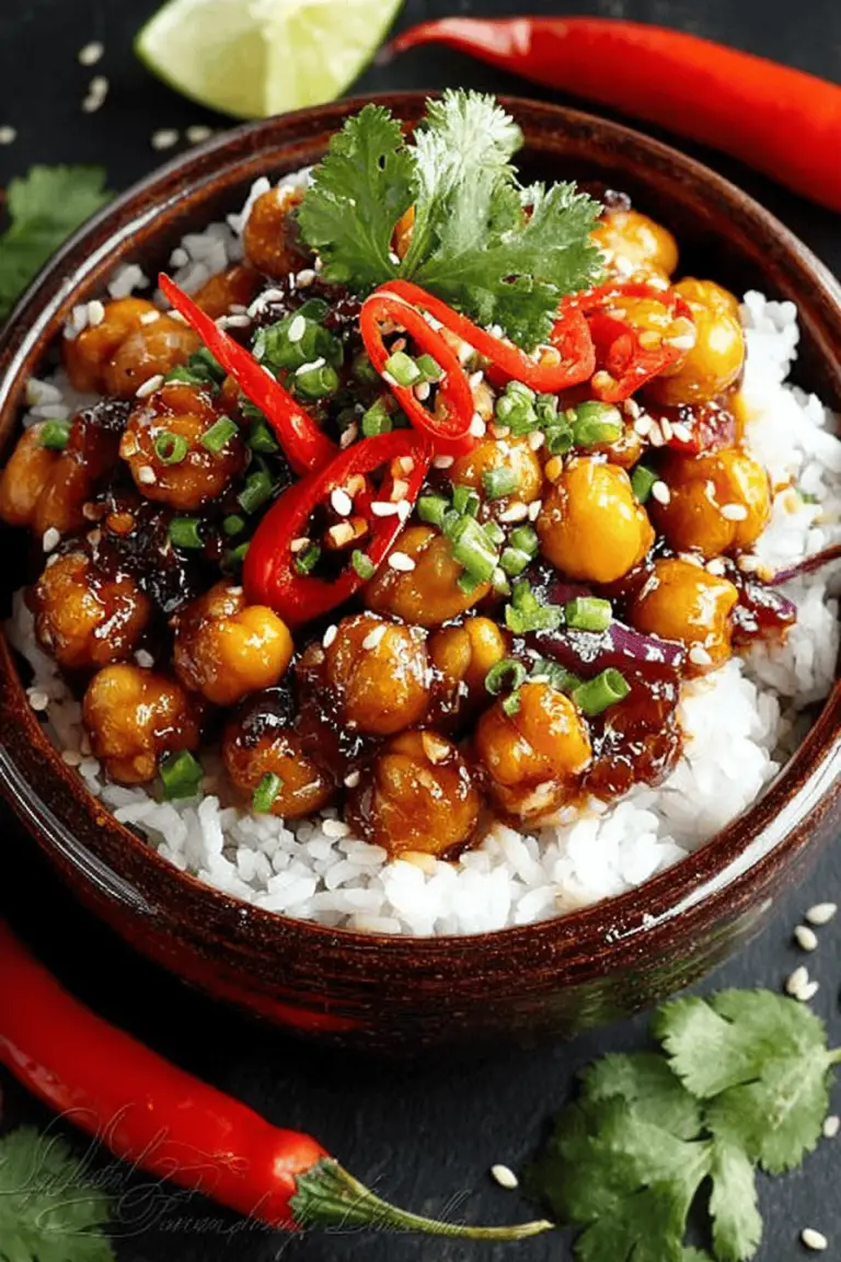 Easy Kung Pao Chickpeas Recipe