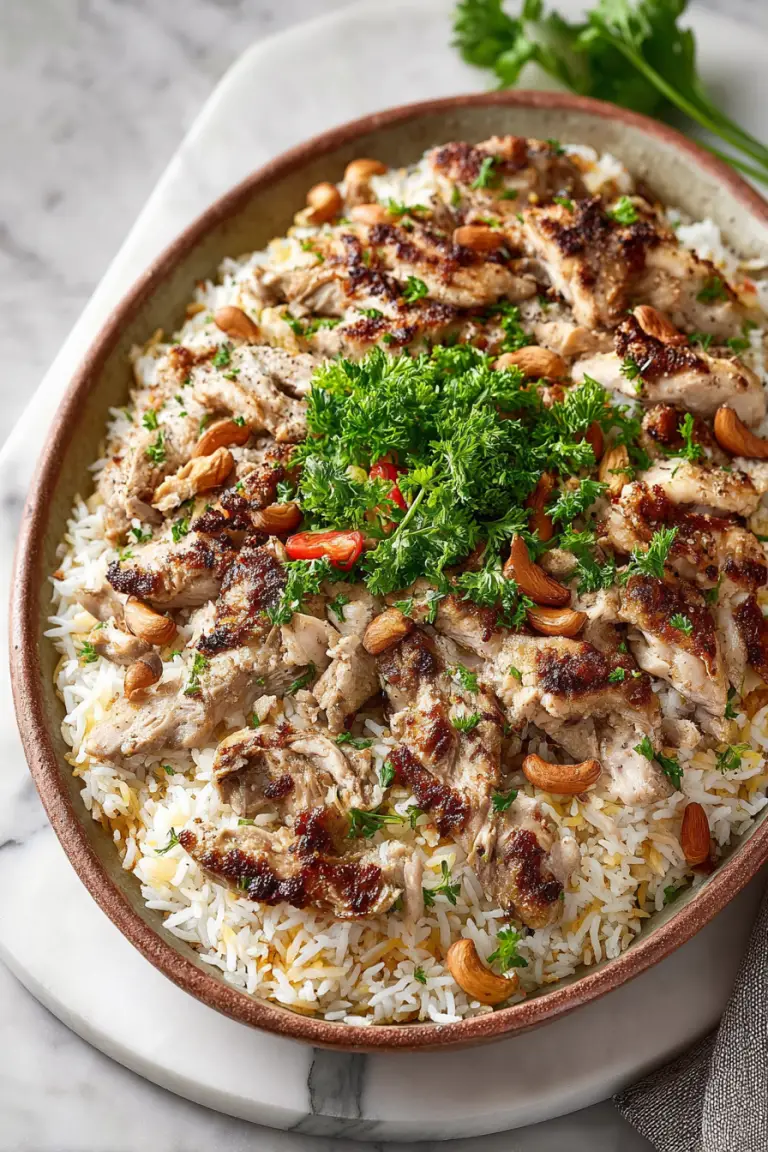 Easy Lebanese Chicken and Rice Recipe