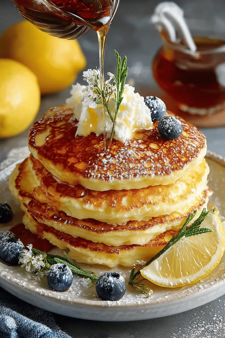 Easy Lemon Ricotta Pancakes