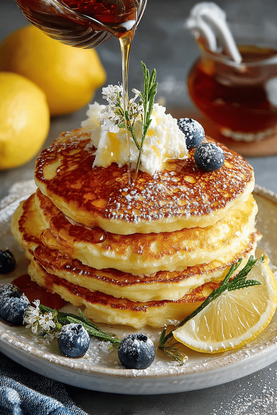Easy Lemon Ricotta Pancakes