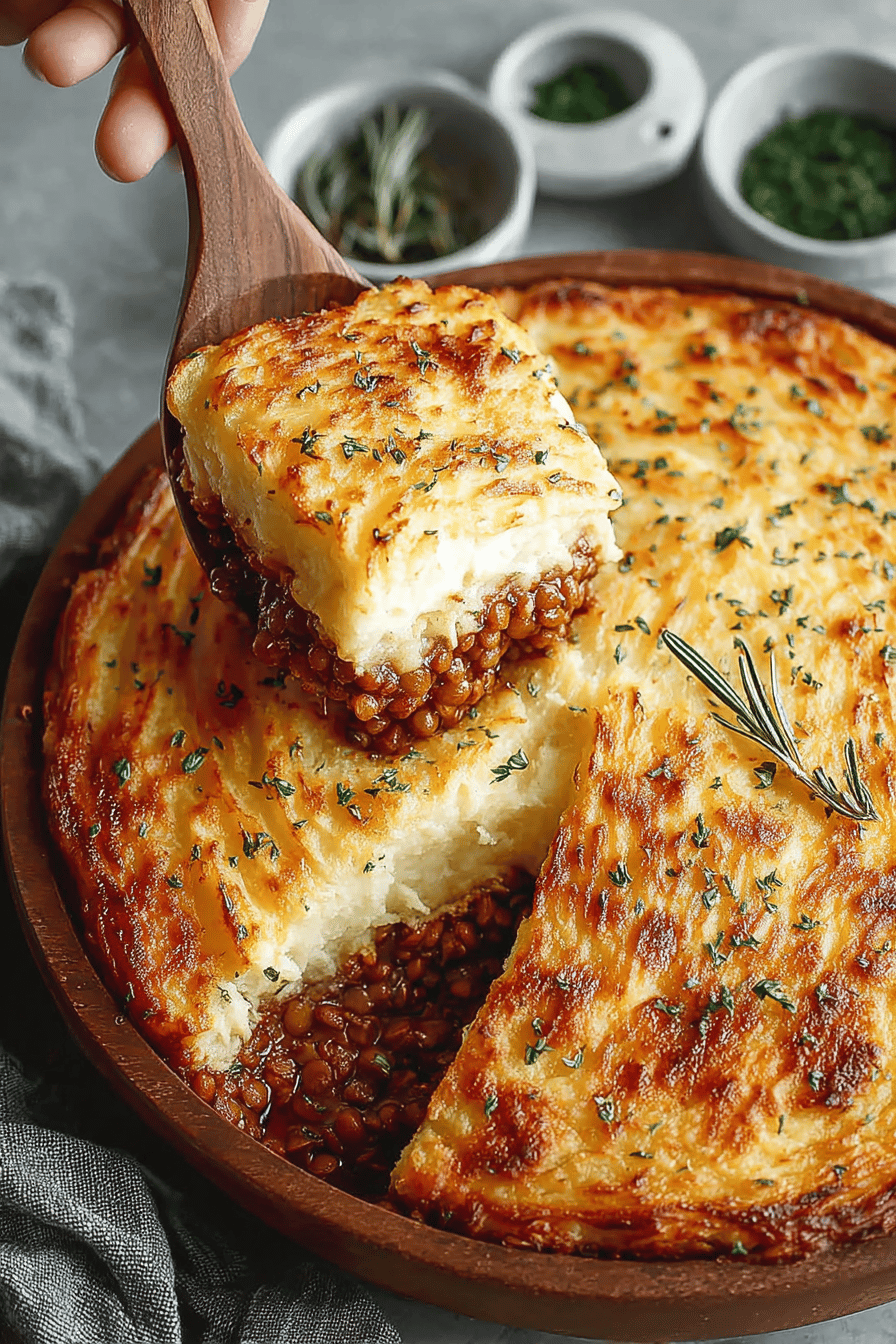 Easy Lentil Shepherds Pie