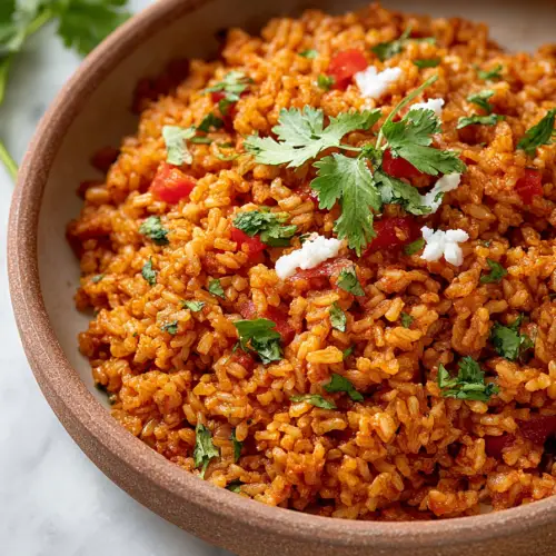 Easy Mediterranean Tomato Brown Rice Pilaf