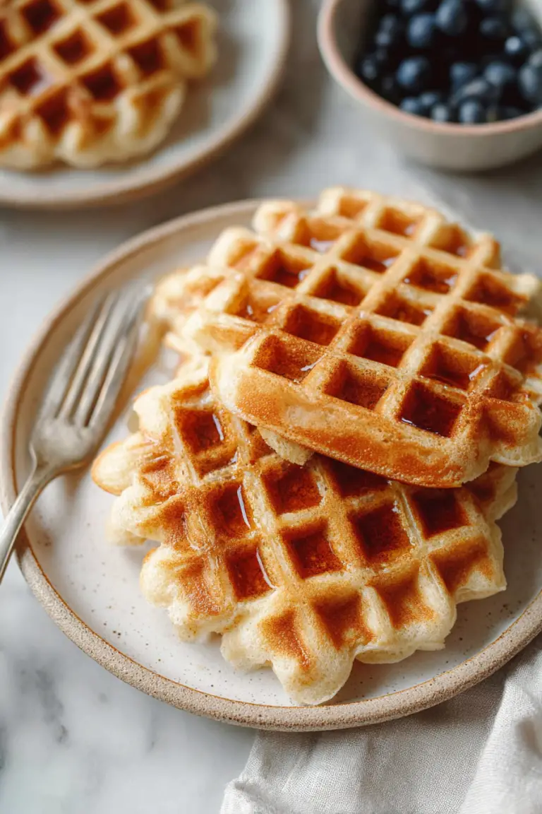 Easy Oatmeal Waffles