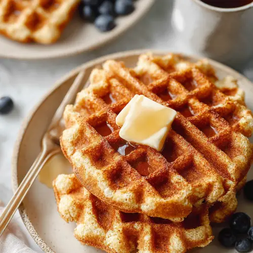 Easy Oatmeal Waffles