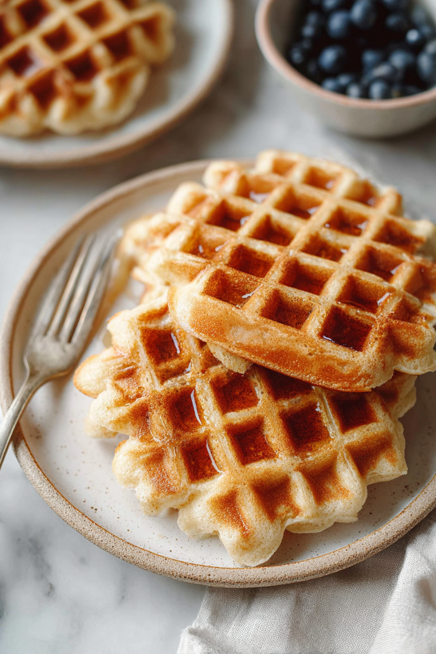 Easy Oatmeal Waffles