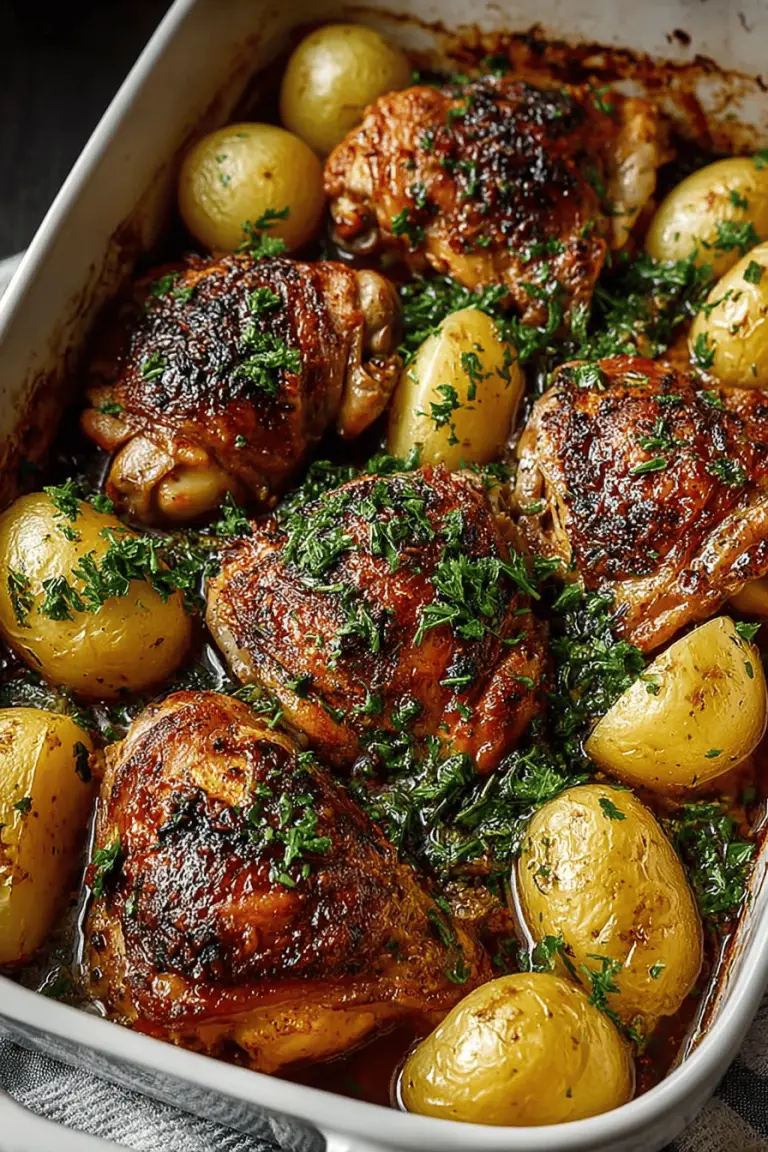 Easy One Pan Chicken and Potatoes