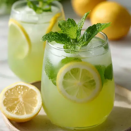Easy Refreshing Mint Lemonade Recipe