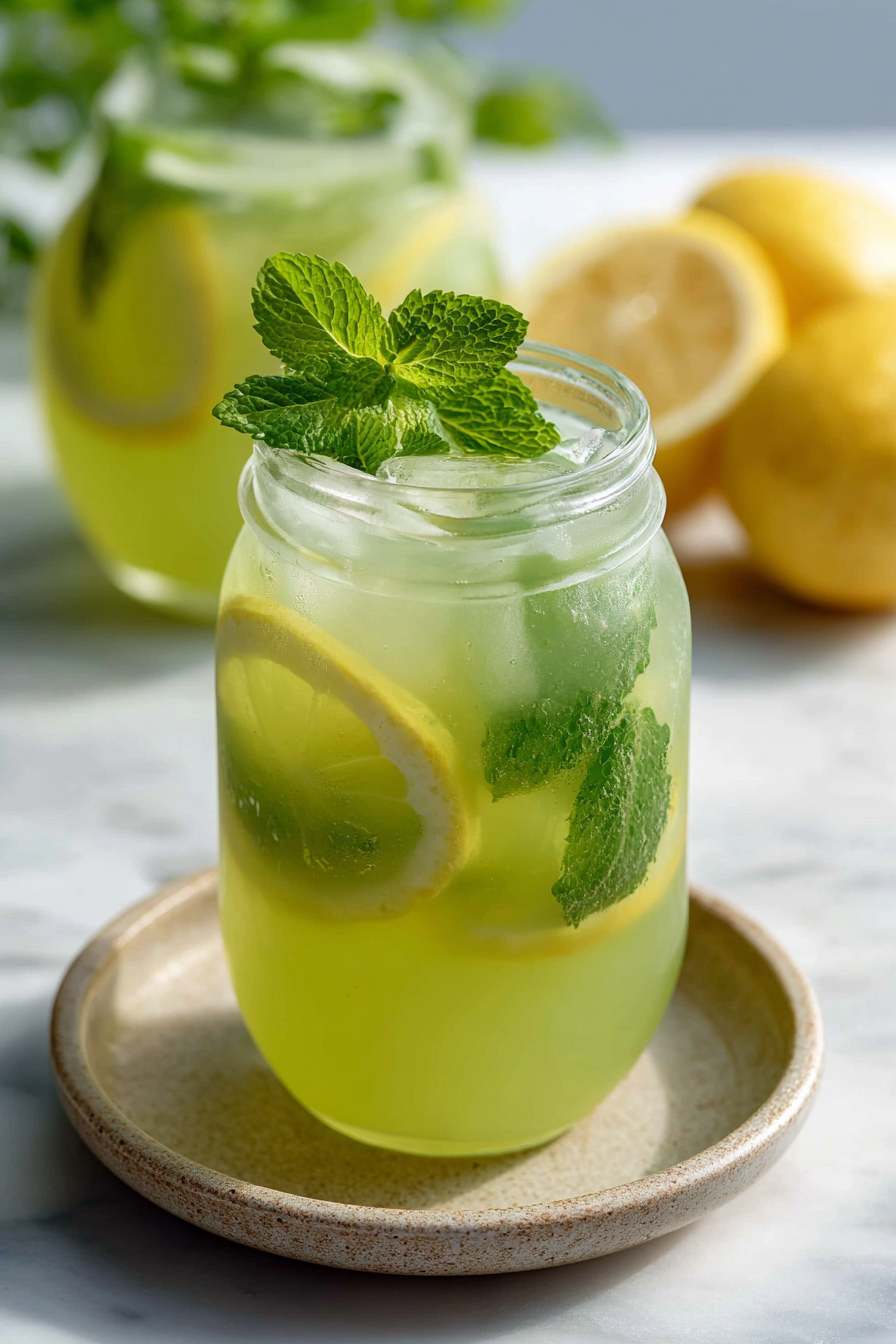 Easy Refreshing Mint Lemonade Recipe