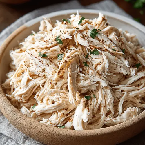 Easy Shredded Chicken Recipe