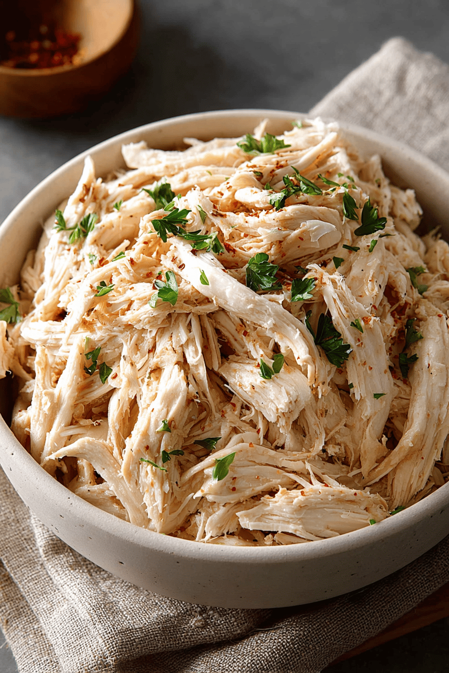 Easy Shredded Chicken Recipe