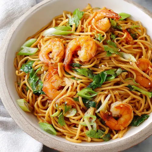 Easy Shrimp Lo Mein Recipe