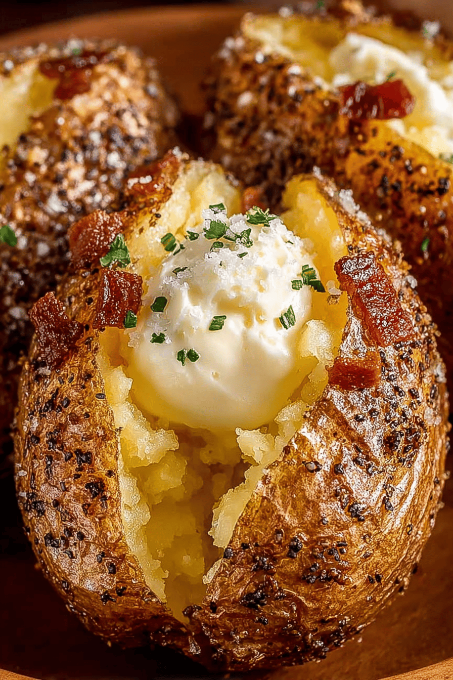 Easy Smoked Baked Potatoes