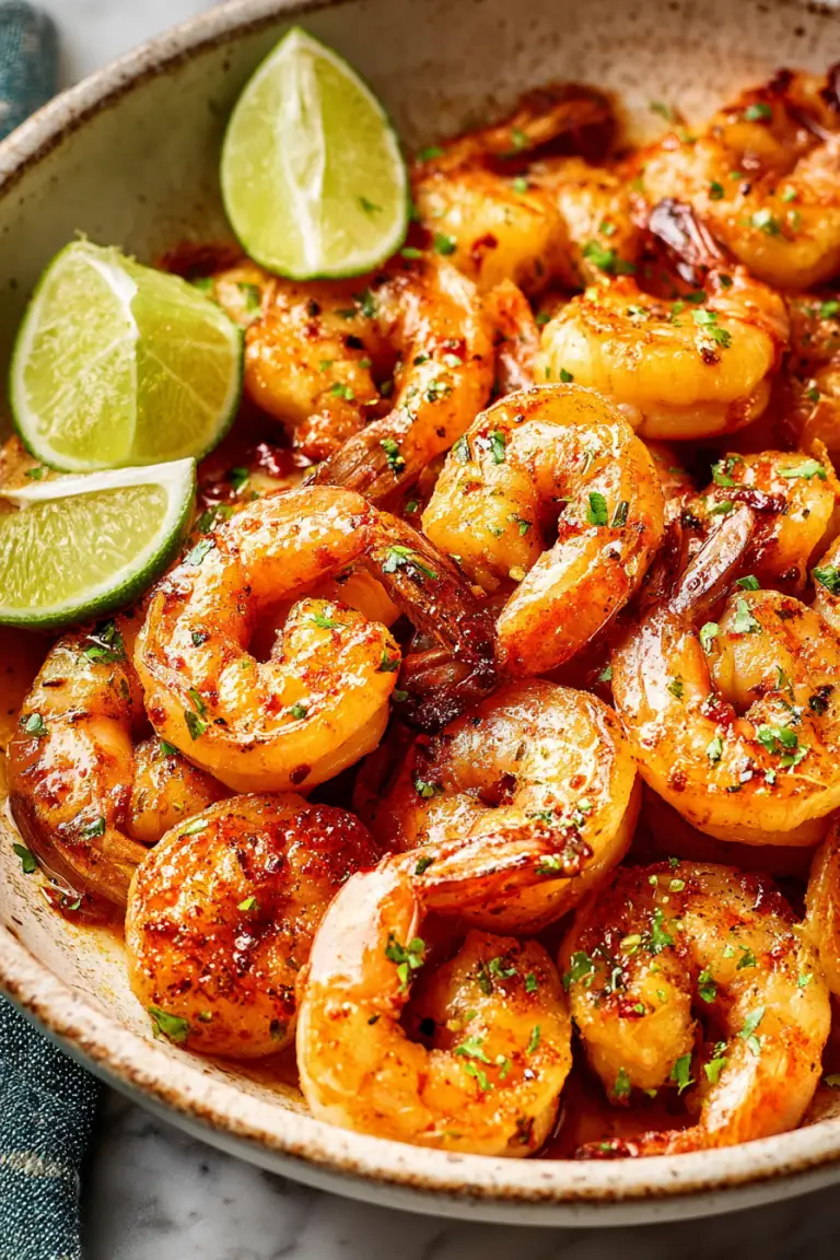 Easy Spicy Honey Lime Shrimp