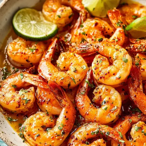 Easy Spicy Honey Lime Shrimp