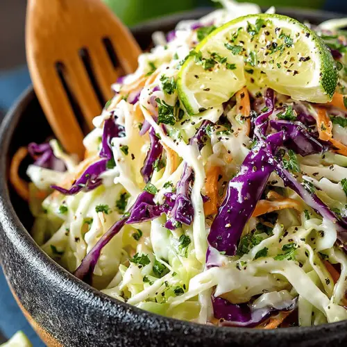 Easy Tequila Lime Coleslaw