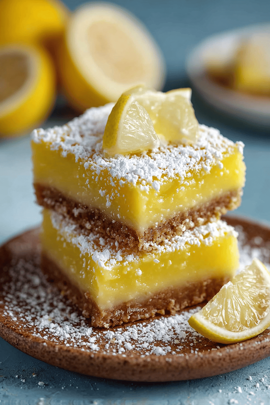 Easy Vegan Lemon Bars