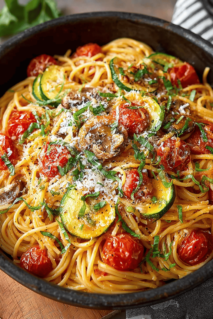 Easy Veggie Spaghetti Recipes