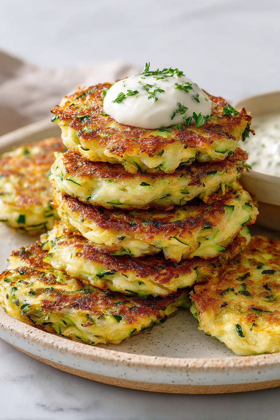 Easy Zucchini Fritters Recipe