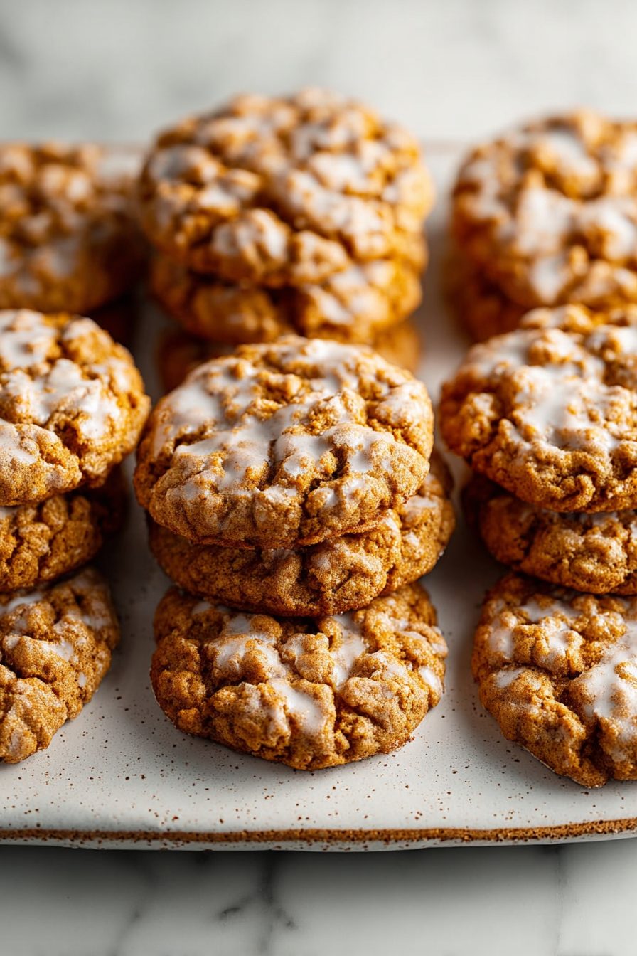 Brown Butter Pumpkin Oatmeal Cookies