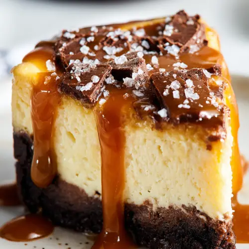 Caramel Brownie Cheesecake Delight