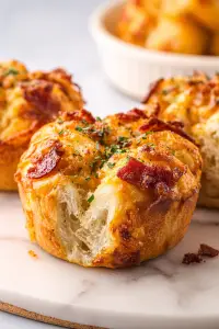 Cheddar Bacon Ranch Pull-Apart Rolls