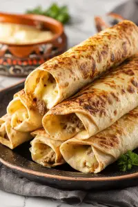 Cheesy Philly Taquitos