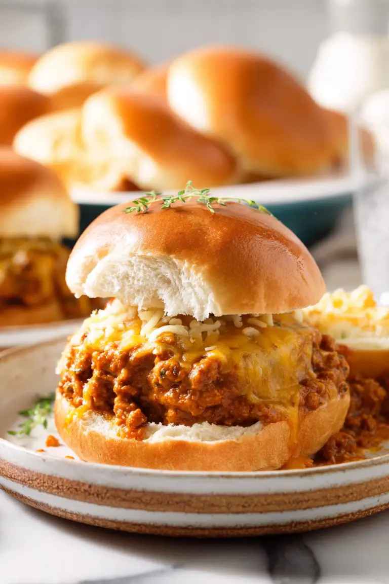 Cheesy Sloppy Joes Made Easy