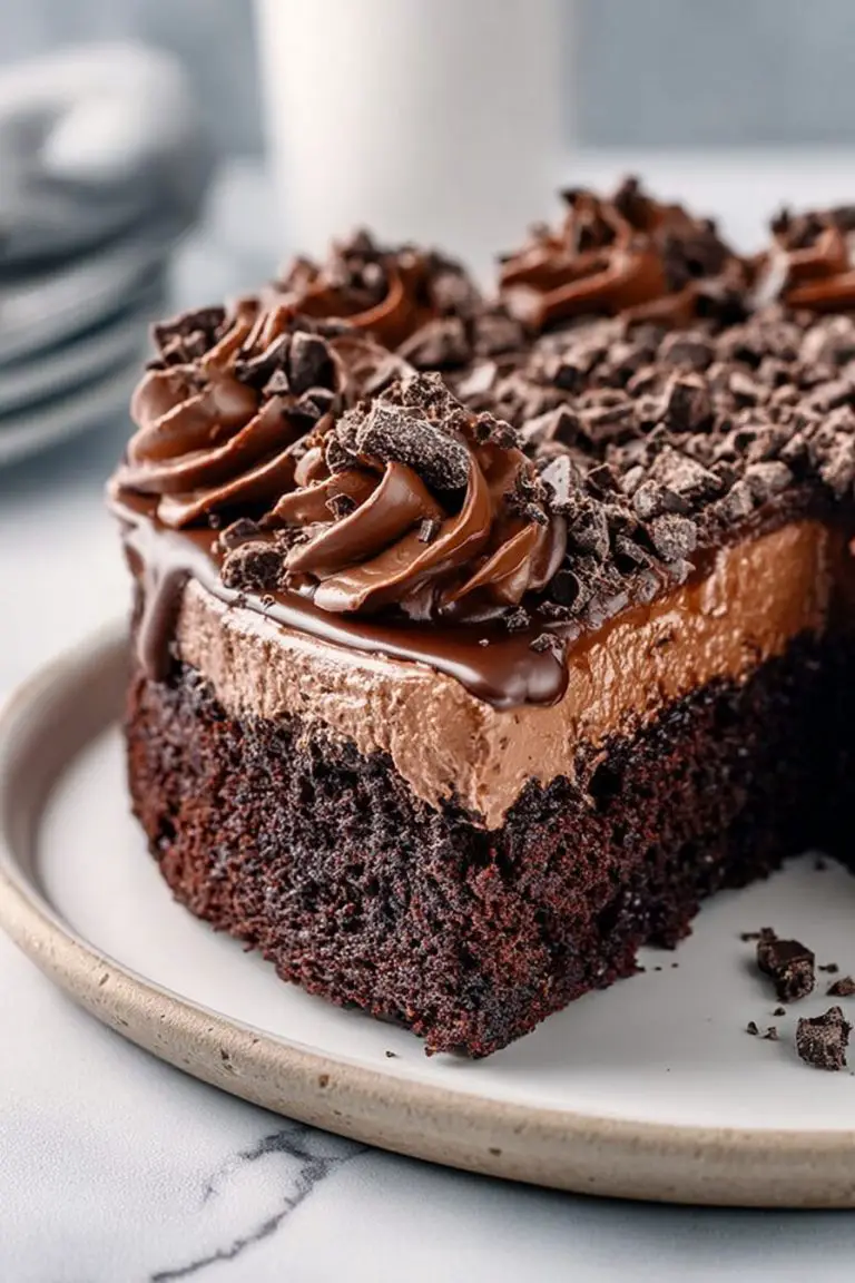 Decadent Chocolate Poke Cake