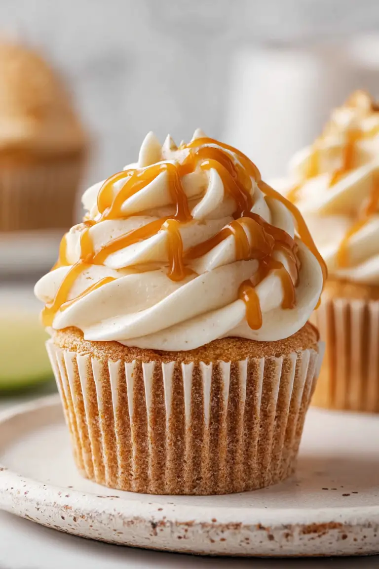 Delish Caramel Apple Cupcakes