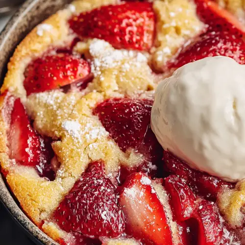Delish Easy Strawberry Cobbler Recipes