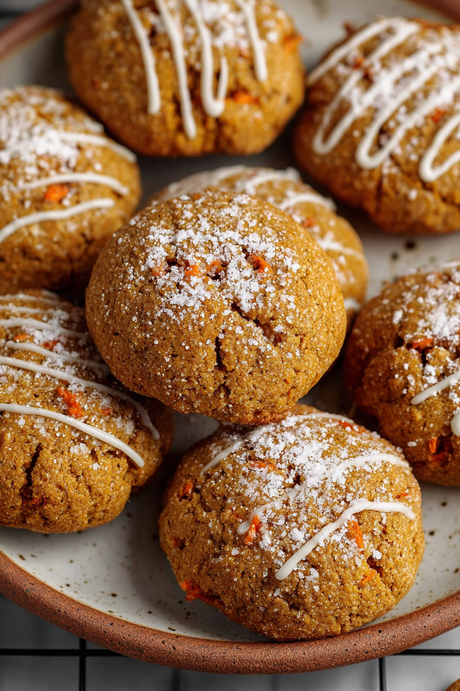 Delish Soft Carrot Cake Cookies