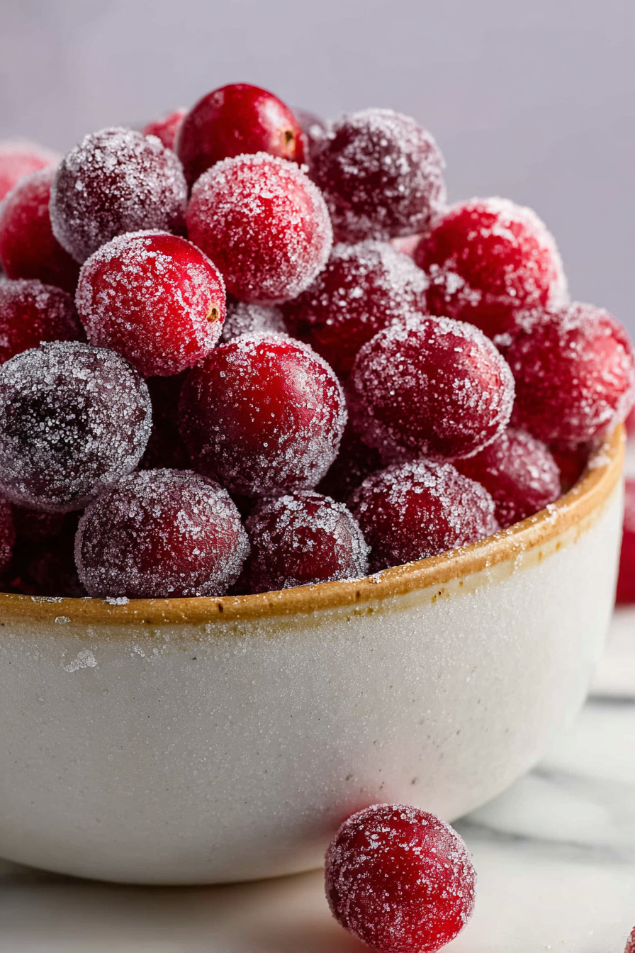 Delish Sugared Cranberries Recipe