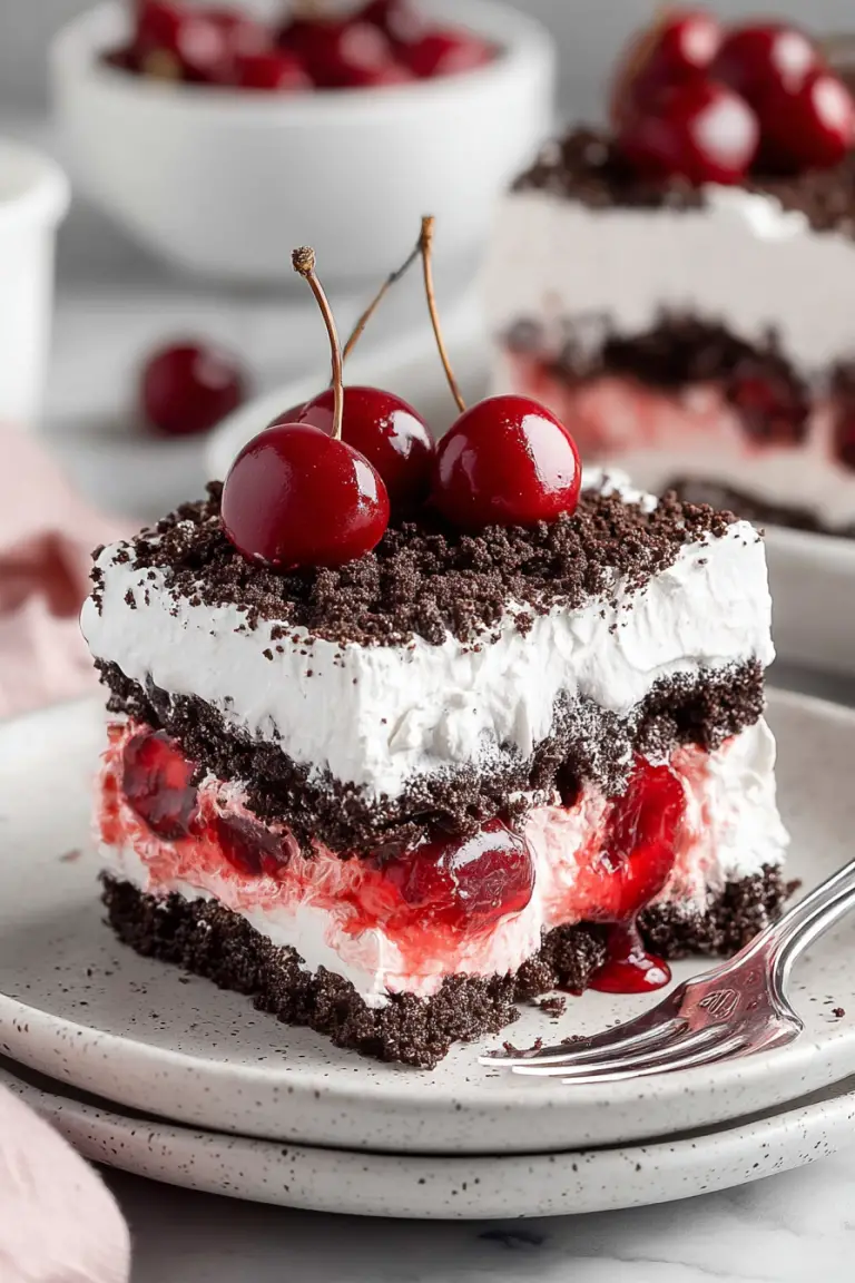 Easy Black Forest Icebox Cake Recipe