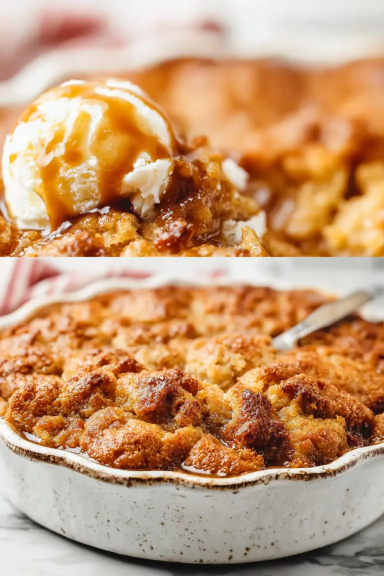 Easy Caramel Apple Dump Cake