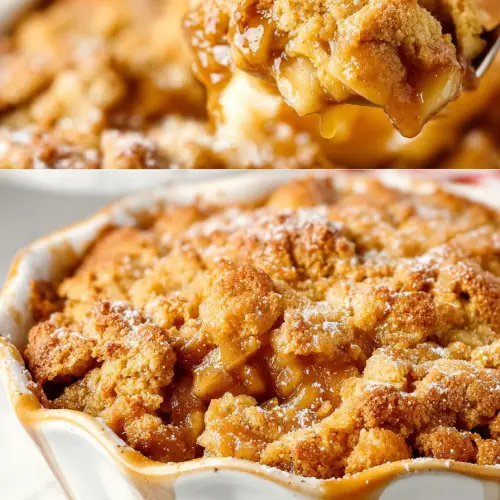 Easy Caramel Apple Dump Cake