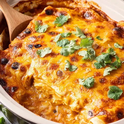 Easy Chicken Enchilada Casserole