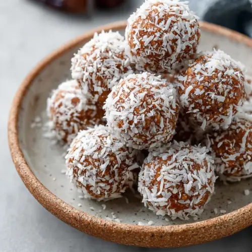 Easy Coconut Date Balls Recipe