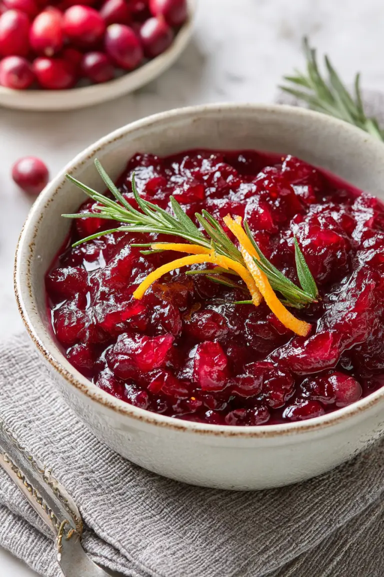 Easy Cranberry Orange Sauce