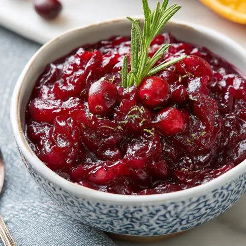 Easy Cranberry Orange Sauce