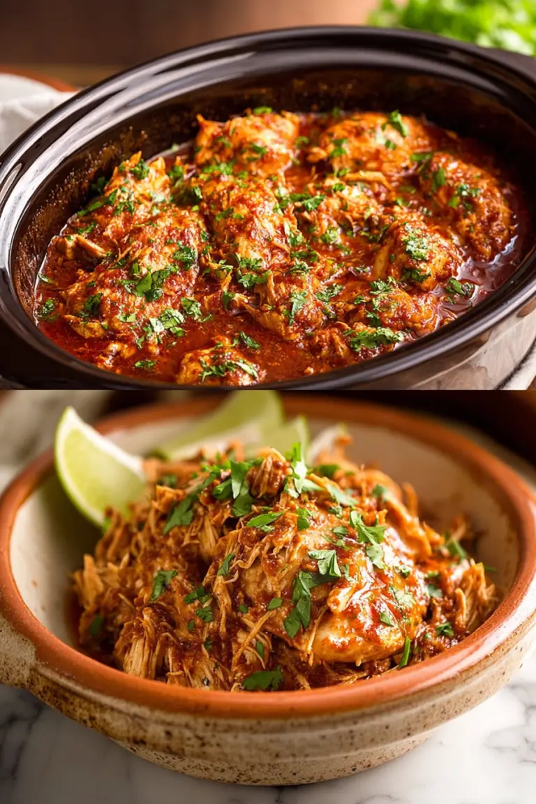 Easy Crockpot Salsa Chicken