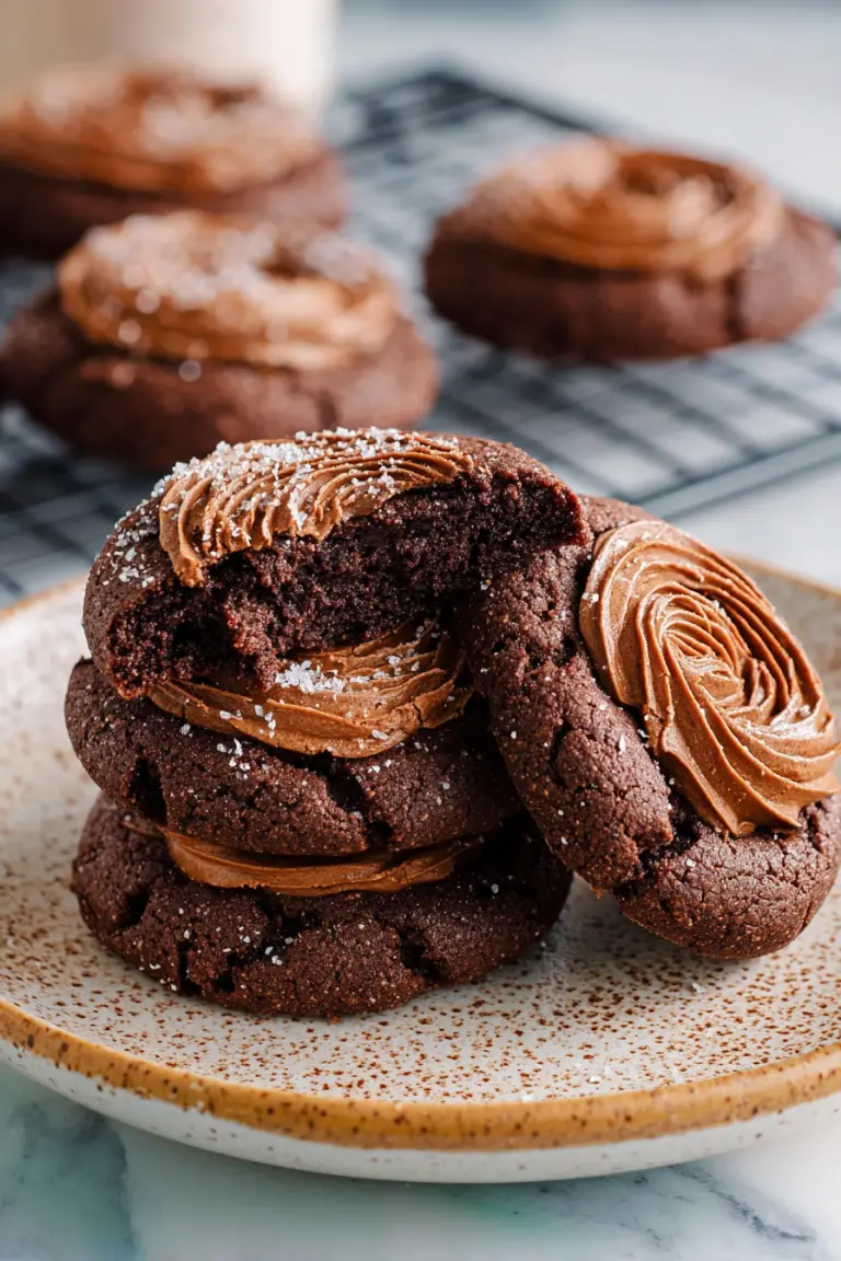 Easy Crumbl Chocolate Cake Cookies