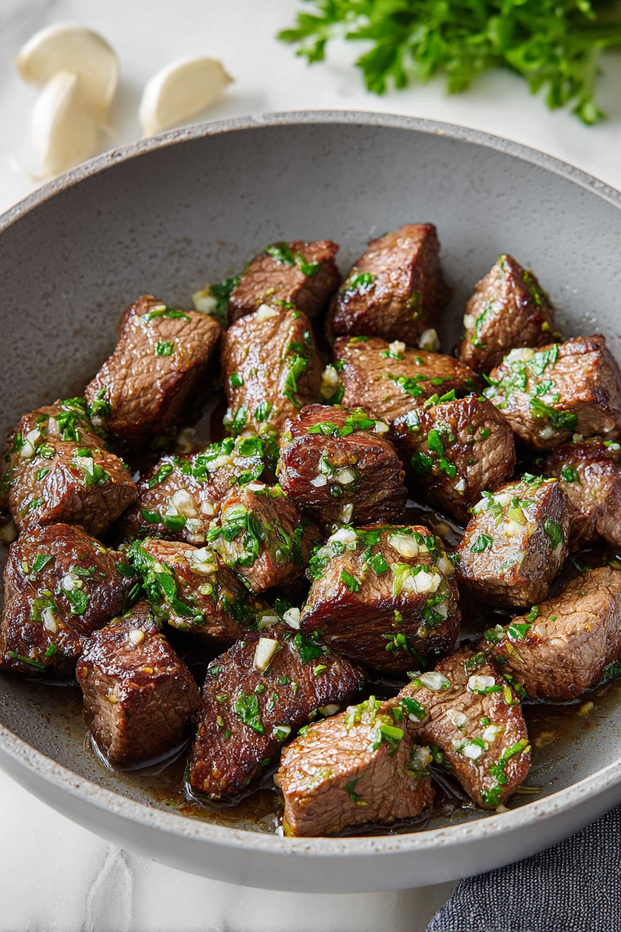 Easy Garlic Butter Steak Bites