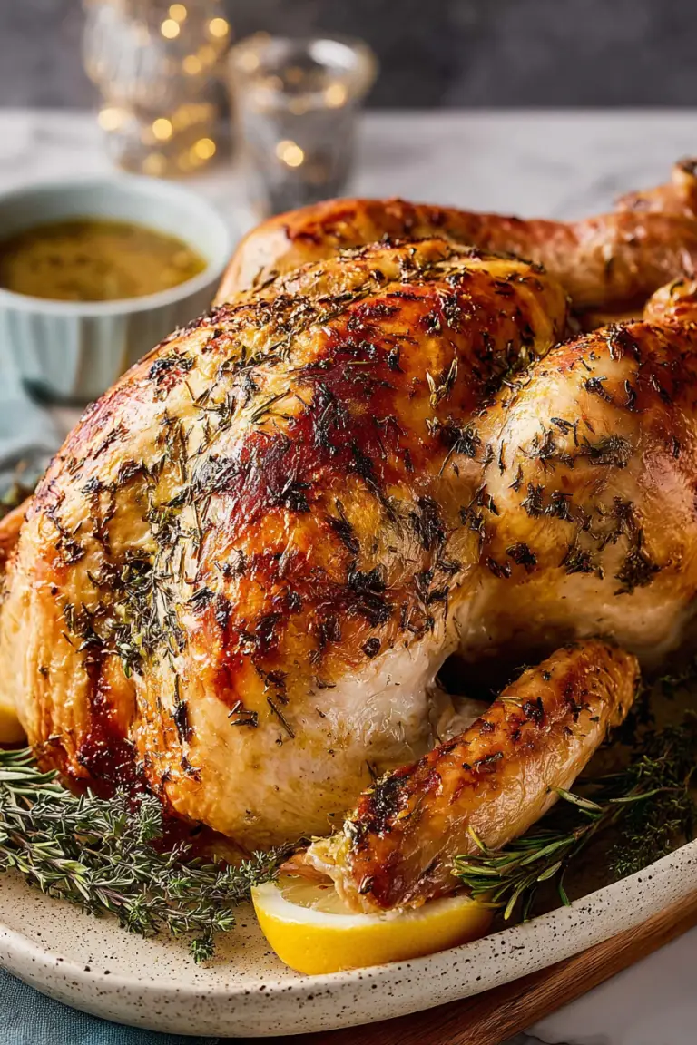 Easy Garlic Herb Roasted Turkey