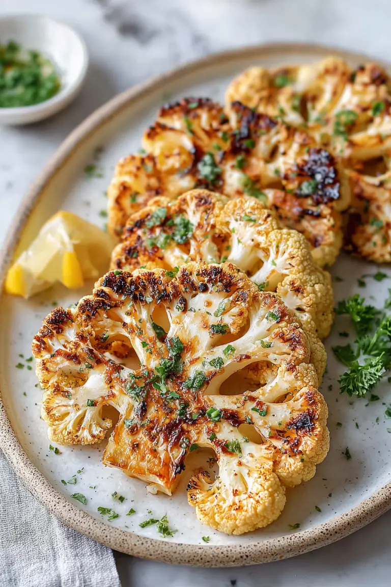 Easy Grilled Cauliflower Steaks Recipe
