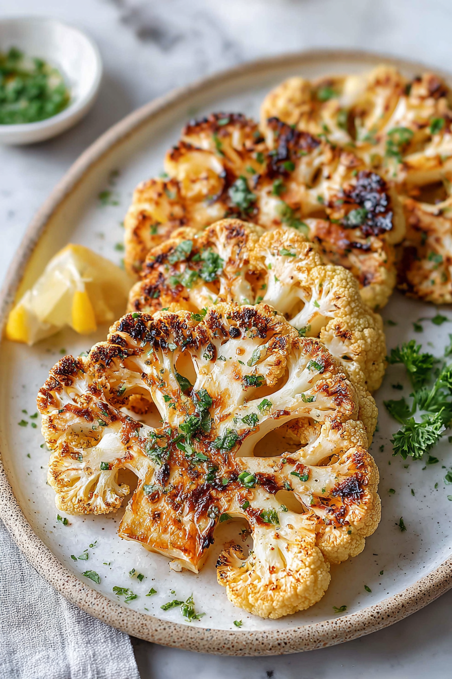 Easy Grilled Cauliflower Steaks Recipe